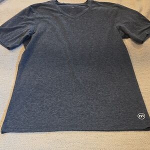 Travis Mathew Charcoal V-Neck Tee